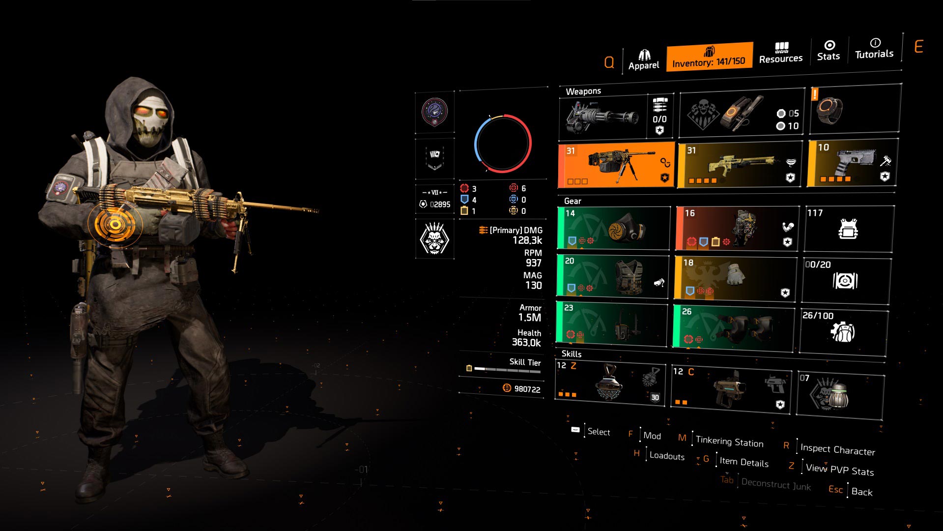tipping scales memento bullet king build